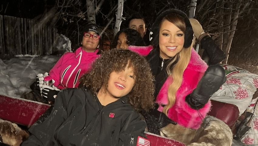 mariah carey kids spend holidays in aspen after her split