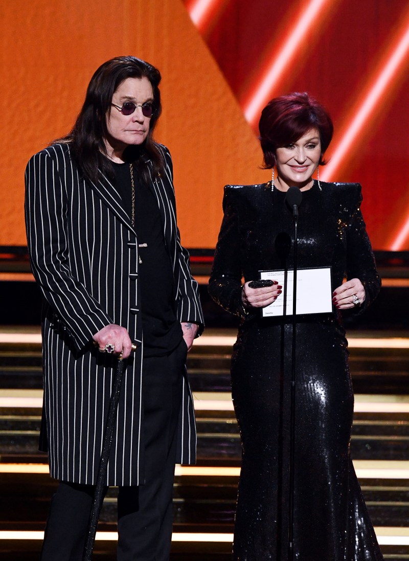 Ozzy Osbourne and Sharon Osbourne