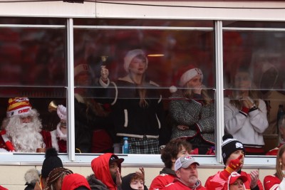 Taylor Swift Was Spotted Watching the Chiefs Game With an Adorable Toddler! Who Is the Mystery Girl?