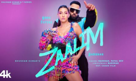 Zaalim Lyrics - Badshah ft. Nora Fatehi