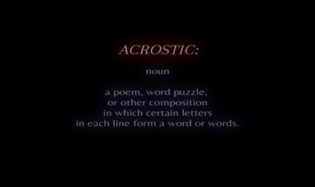 ACROSTIC Lyrics - Scarlett Valentina