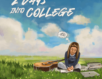 Cover art for 2 days into college by Aimee Carty