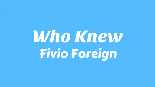 Fivio Foreign – Who Knew Lyrics