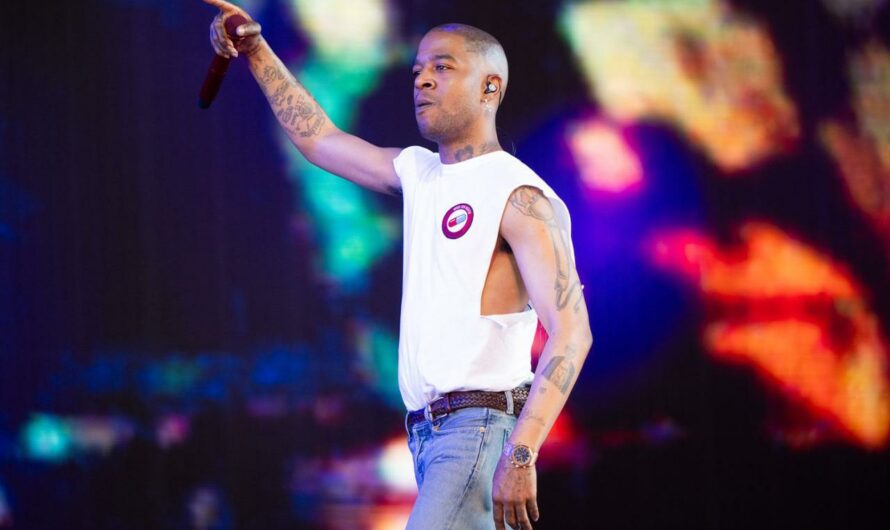 Rapper Kid Cudi breaks foot after jumping off Coachella stage